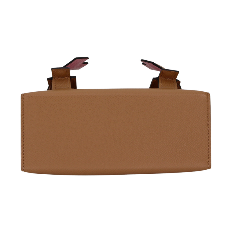 Hermès Kelly Doll Picto Chai Epsom Leather Palladium Hardware