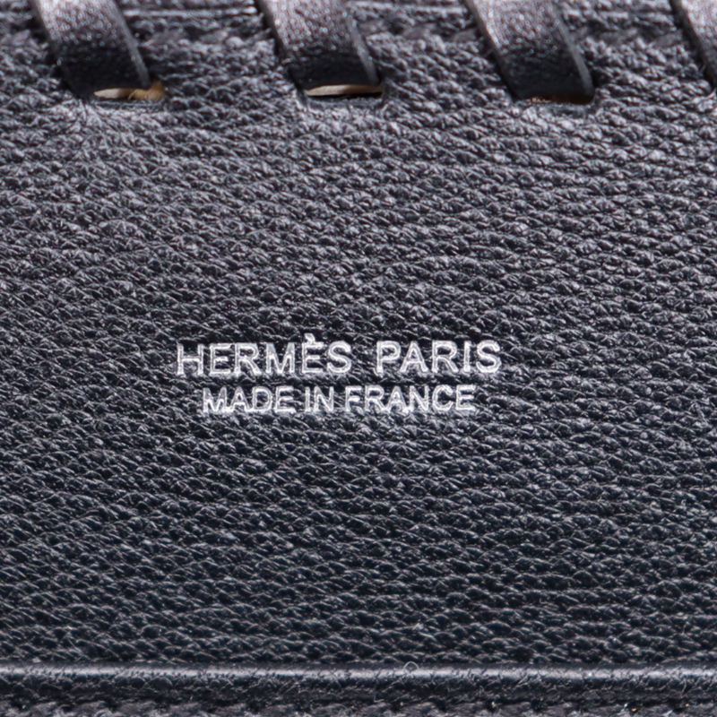 Hermès Kelly Mini Picnic Black Box Calf Leather Palladium Hardware