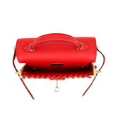 Hermès Kelly Mini Picnic Rouge de Coeur Swift Leather Palladium Hardware
