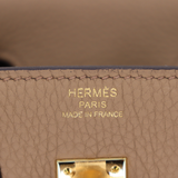 Hermès 25cm Birkin Beige Marfa Togo Leather Gold Hardware