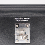 Hermès Kelly II Sellier Mini Cloute Black Box Calf Studded Leather Palladium Hardware