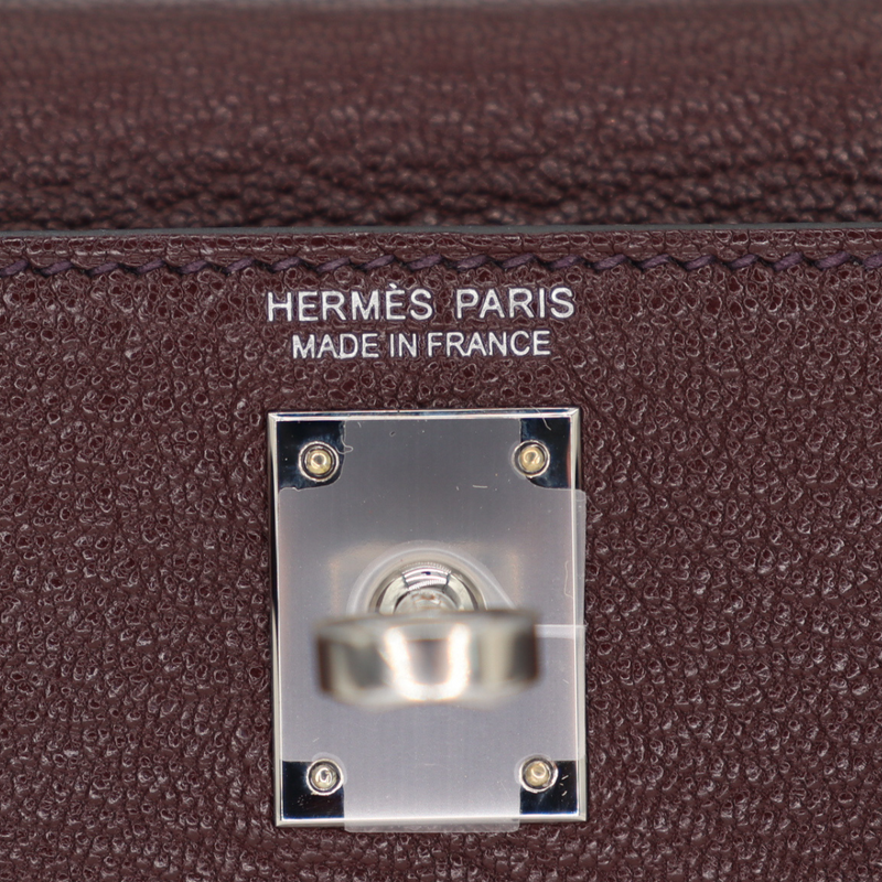 Hermès Kelly II Sellier Mini Rouge Sellier Chèvre Leather Palladium Hardware