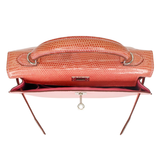 Hermès 25cm Kelly Sellier Bubblegum Lizard Palladium Hardware