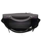 Hermès 42cm Kelly Maxi Black Togo Leather Palladium Hardware