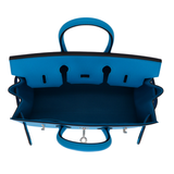Hermès 25cm Birkin Sellier Bleu Frida Epsom Leather Palladium Hardware