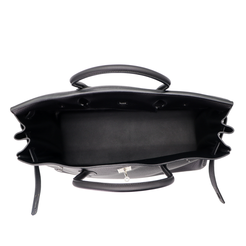 Hermès 45cm Birkin Black Togo Leather Palladium Hardware