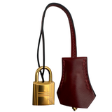 Hermès 25cm Birkin Sellier Rouge H Box Calf Leather Gold Hardware