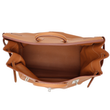 Hermès 50cm HAC Gold Togo Leather Palladium Hardware
