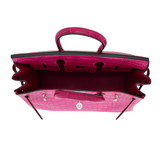 Hermès 25cm Birkin Rose Scheherazade Matte Alligator Palladium Hardware