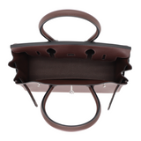 Hermès 29cm Birkin Shoulder Light Moka Evercolor Leather Palladium Hardware