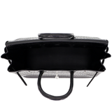 Hermès 35cm Birkin Black Matte Porosus Crocodile Palladium Hardware