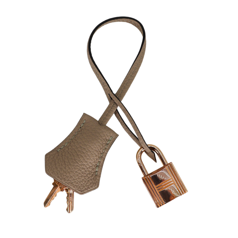 Hermès 30cm Birkin Gris Tourterelle Togo Leather Rose Gold Hardware