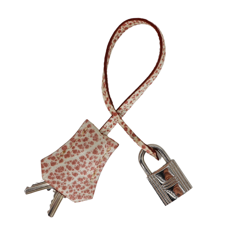 Hermès 30cm Birkin Pink Dalmatian Buffalo Leather Palladium Hardware