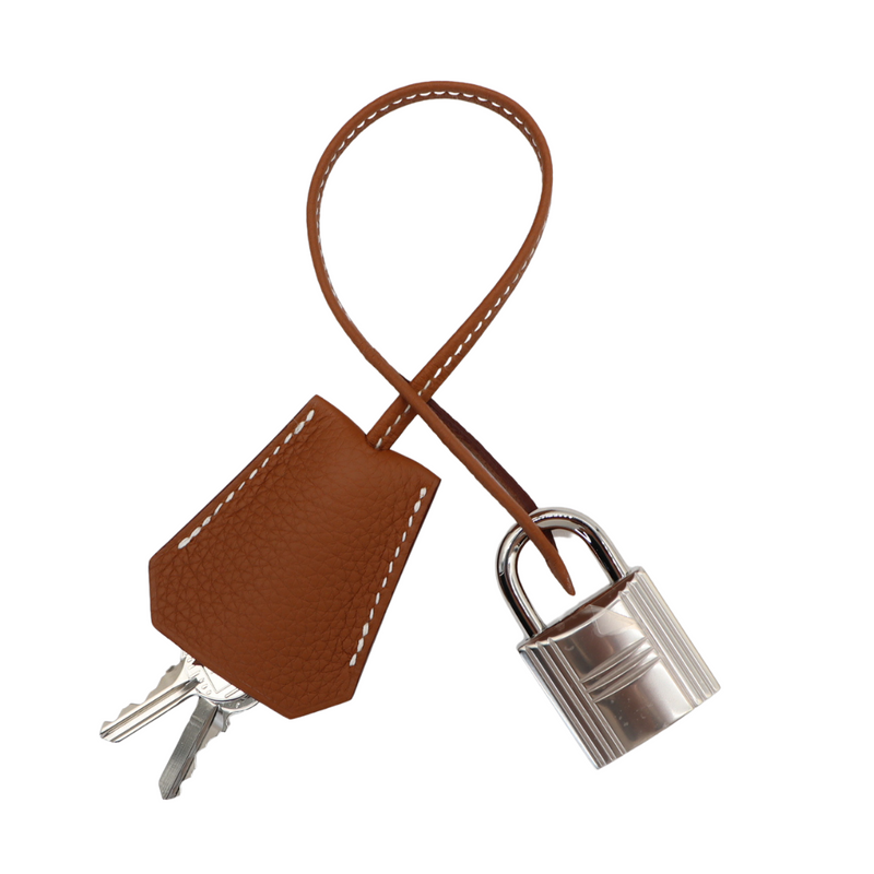 Hermès 50cm HAC Gold Togo Leather Palladium Hardware