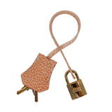 Hermès 30cm Birkin Orange Dalmatian Buffalo Leather Gold Hardware