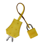 Hermès 25cm Birkin Jaune Citron Ostrich Palladium Hardware