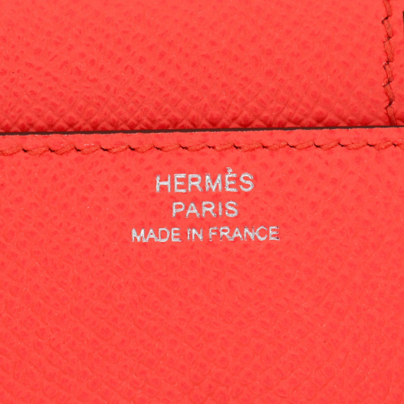 Hermès Kelly Doll Picto Rose Mexico Epsom Leather Palladium Hardware