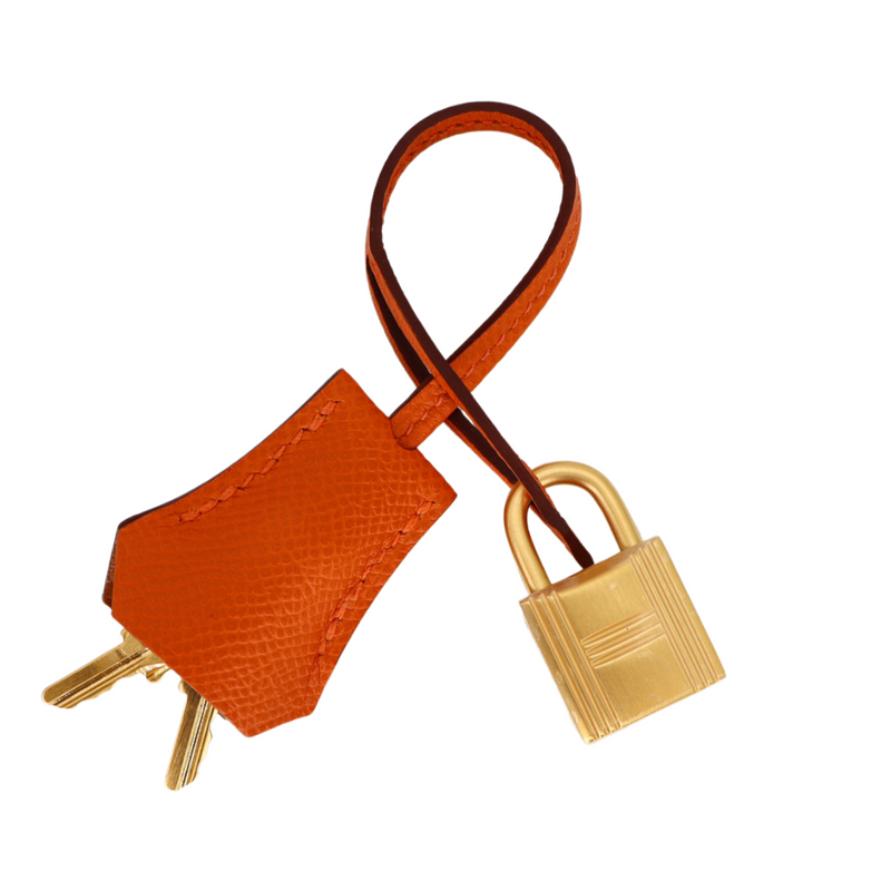 Hermès 25cm Birkin HSS Sellier Orange/Gold Epsom Leather BrushedGold Hardware