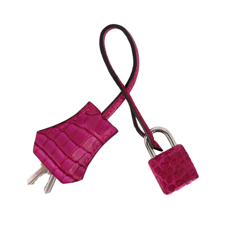 Hermès 25cm Birkin Rose Scheherazade Matte Alligator Palladium Hardware