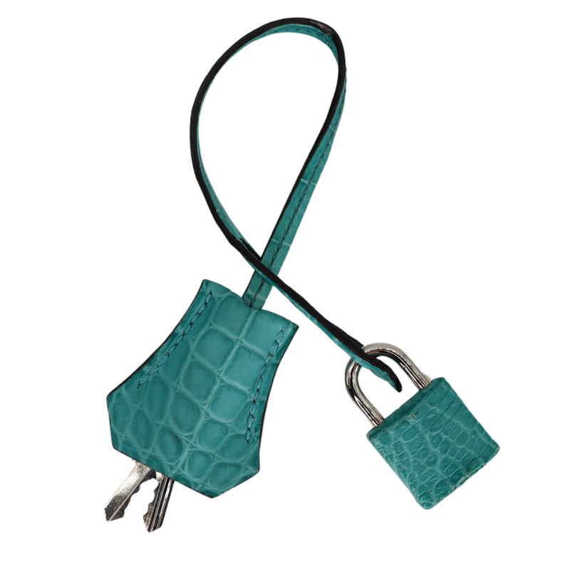 Hermès 30cm Birkin Bleu Saint Cyr Matte Alligator Palladium Hardware