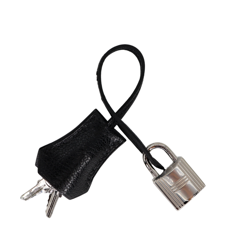 Hermès 25cm Kelly Sellier Black Chèvre Leather Palladium Hardware