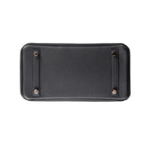 Hermès 25cm Birkin Touch Black Matte Alligator/Togo Leather Rose Gold Hardware