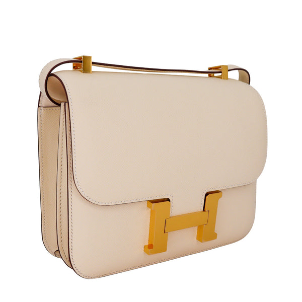 Herm�s 24cm Constance Nata Epsom Leather Gold Hardware