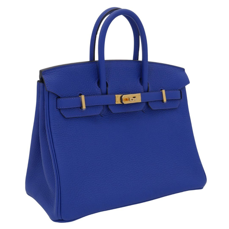 Herm�s 25cm Birkin Bleu Royal Togo Leather Gold Hardware