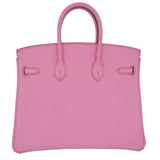 Herm�s 25cm Birkin Bubblegum Togo Palladium Hardware