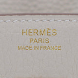 Herm�s 25cm Birkin Craie Togo Leather Rose Gold Hardware