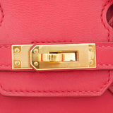 Herm�s 25cm Birkin Rouge Piment Swift Leather Gold Hardware