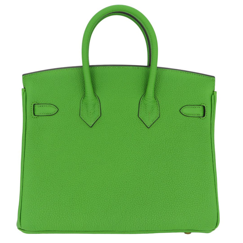 Herm�s 25cm Birkin Vert Yucca Togo Leather Gold Hardware