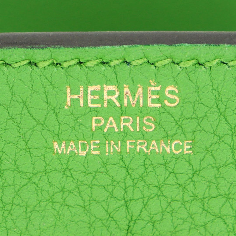Herm�s 25cm Birkin Vert Yucca Togo Leather Gold Hardware
