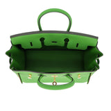 Herm�s 25cm Birkin Vert Yucca Togo Leather Gold Hardware