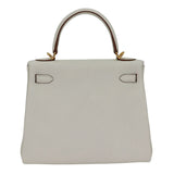 Herm�s 25cm Kelly Retourne Mushroom Togo Leather Gold Hardware