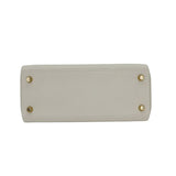 Herm�s 25cm Kelly Retourne Mushroom Togo Leather Gold Hardware