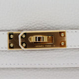 Herm�s 25cm Kelly Retourne Mushroom Togo Leather Gold Hardware