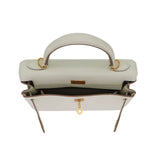 Herm�s 25cm Kelly Retourne Mushroom Togo Leather Gold Hardware