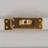 Herm�s 25cm Kelly Sellier HSS Craie Epsom Leather Gold Hardware