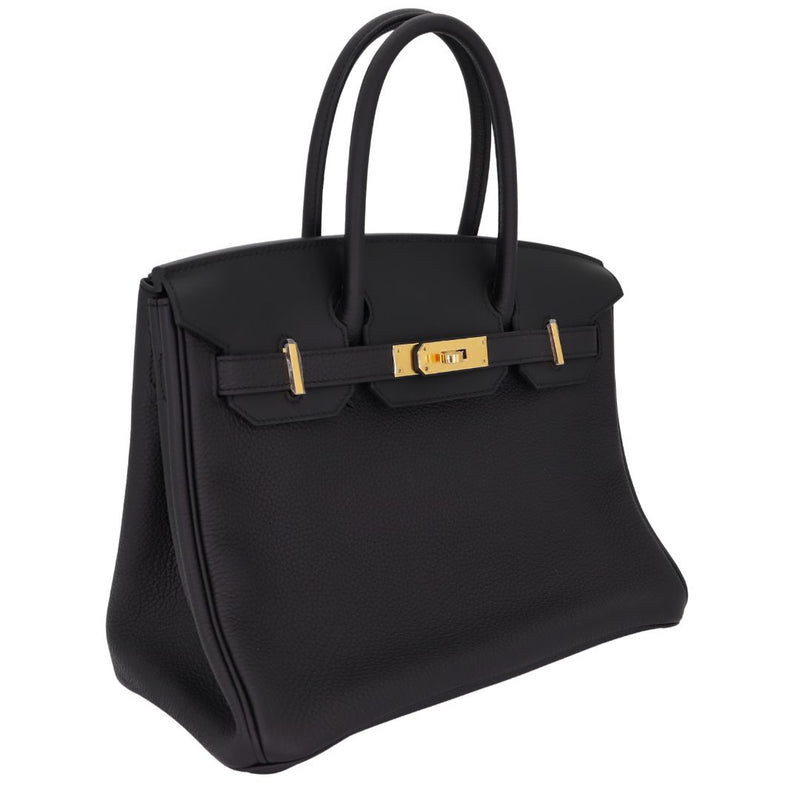 Herm�s 30cm Birkin 3-in-1 Black Togo Leather Gold Hardware