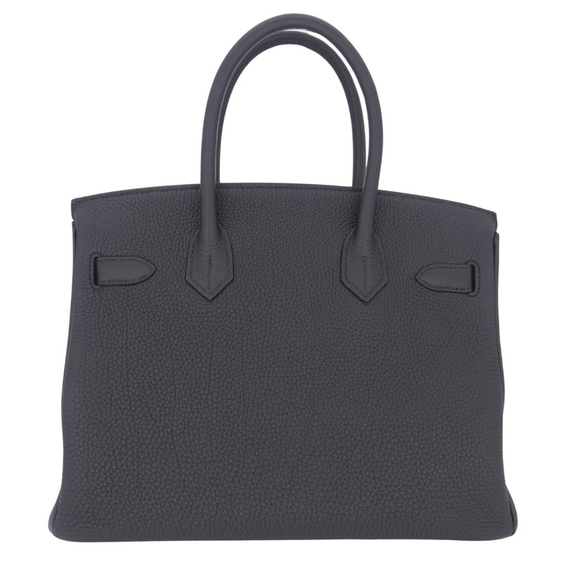 Herm�s 30cm Birkin Black Togo Leather Palladium Hardware
