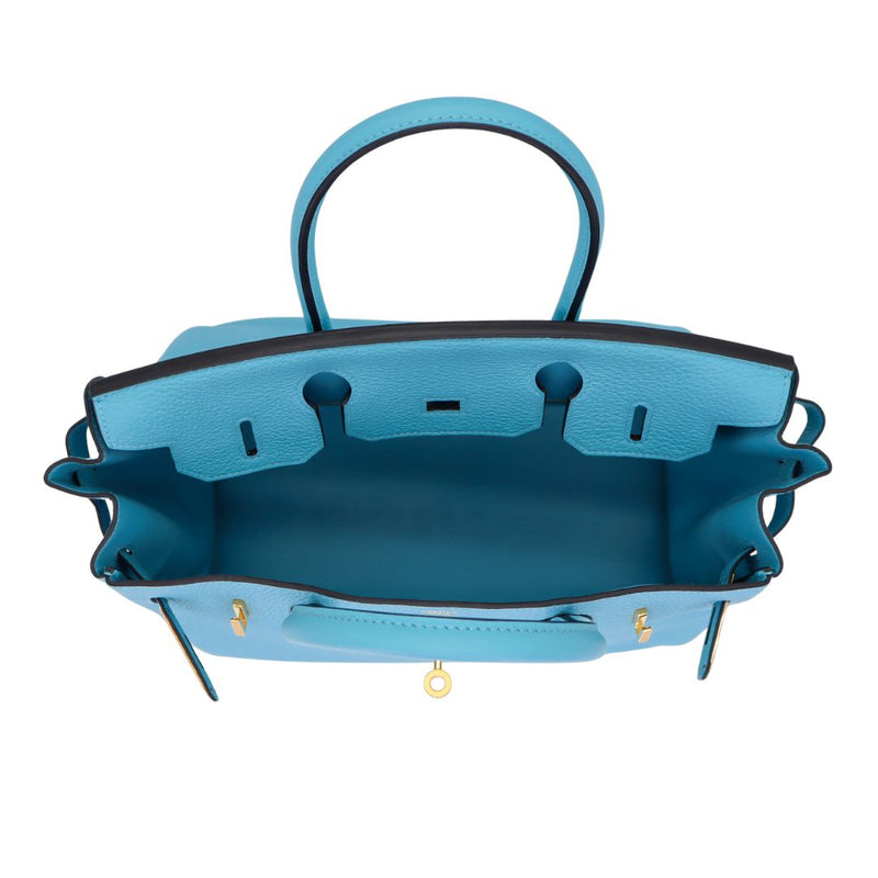 Herm�s 30cm Birkin Bleu Du Nord Togo Leather Gold Hardware