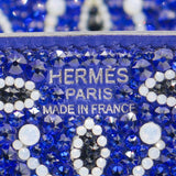 Herm�s 30cm Birkin Customized Blue Bandana Swarovski Crystal Palladium Hardware