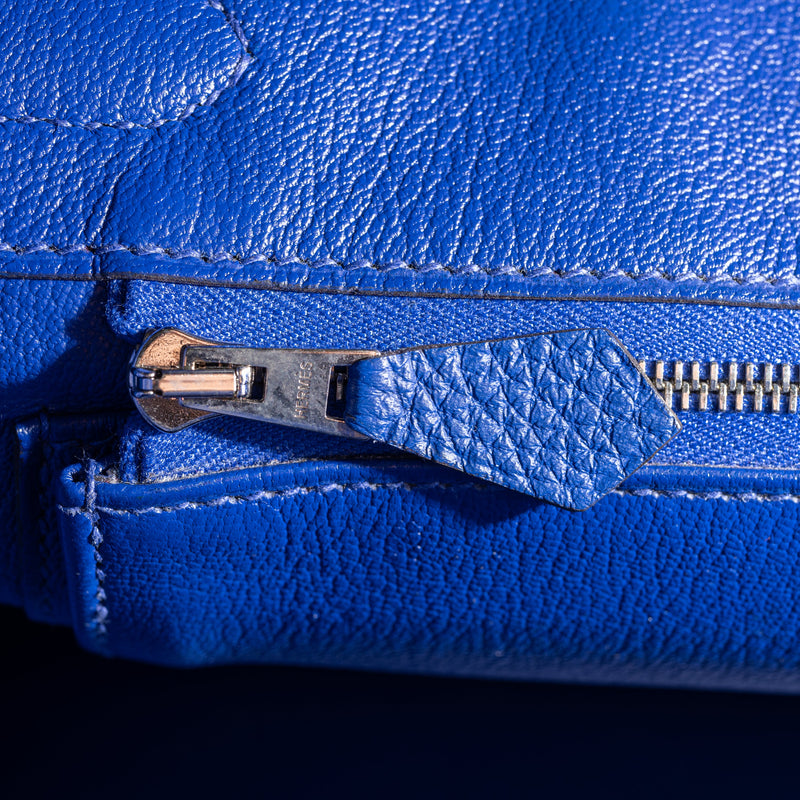 Herm�s 30cm Birkin Customized Union Jack Swarovski Crystal Palladium Hardware