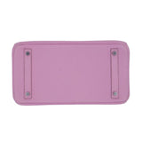 Herm�s 30cm Birkin Mauve Sylvestre Clemence Leather Palladium Hardware