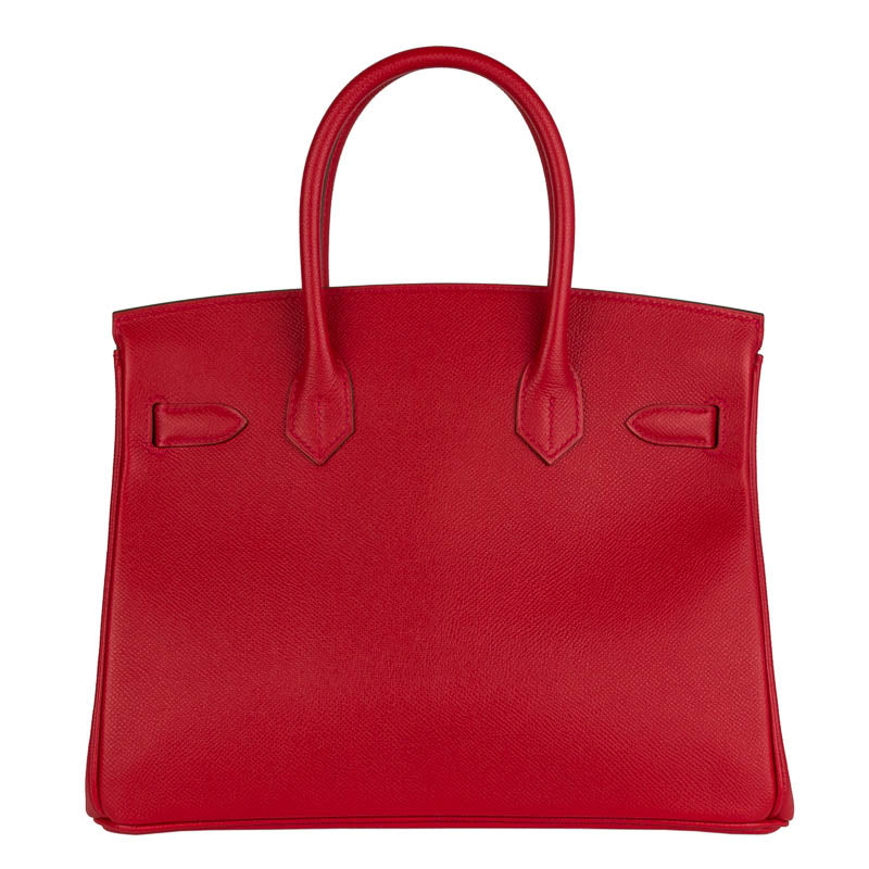 Herm�s 30cm Birkin Rouge Casaque Epsom Leather Gold Hardware