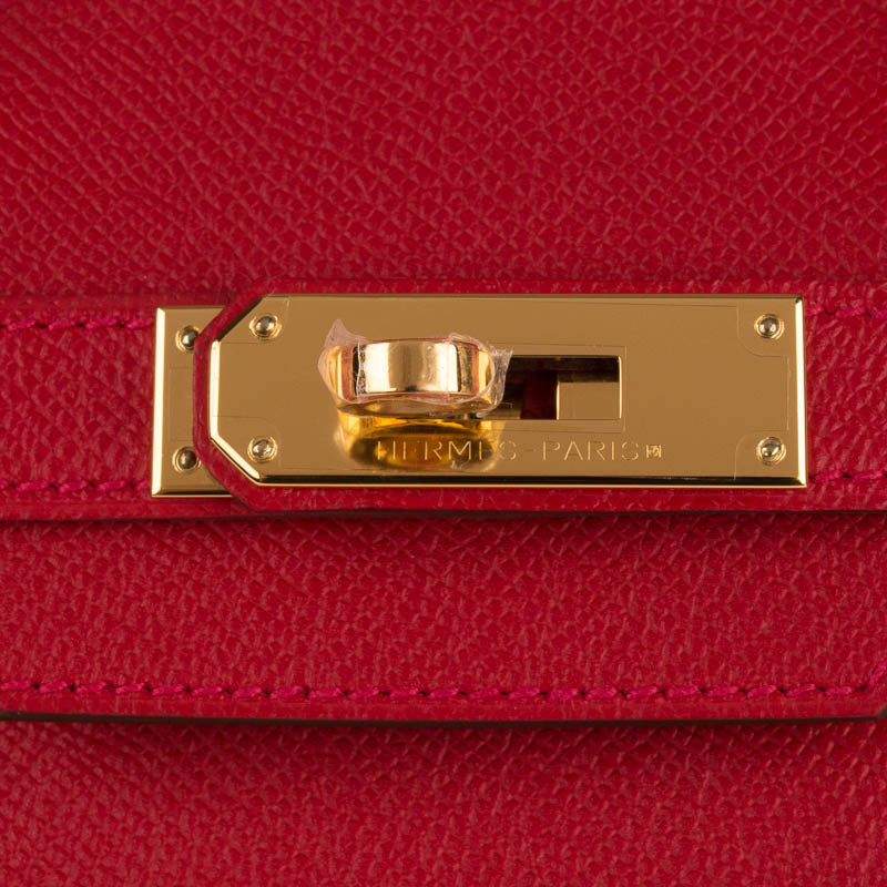 Herm�s 30cm Birkin Rouge Casaque Epsom Leather Gold Hardware