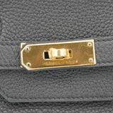 Herm�s 35cm Birkin Black Togo Leather Gold Hardware