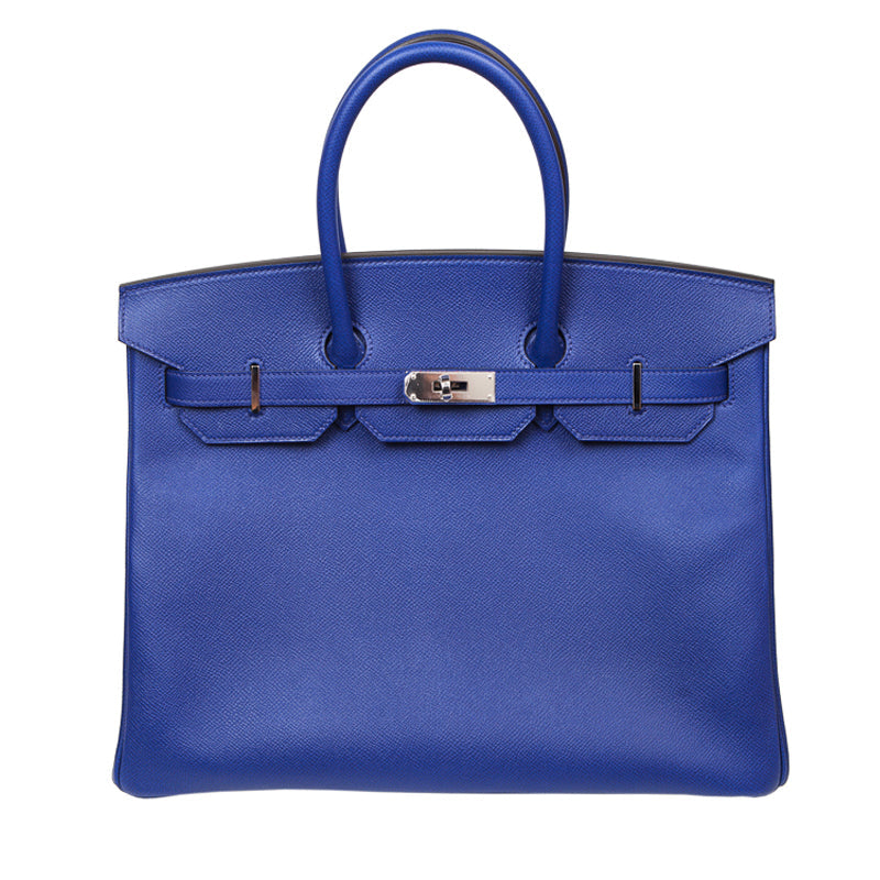 Herm√®s 35cm Birkin Bleu Electrique Epsom PHW