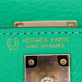 Herm�s Kelly Mini II HSS Menthe/Mauve Pale Ch√®vre Leather Permabrass Hardware